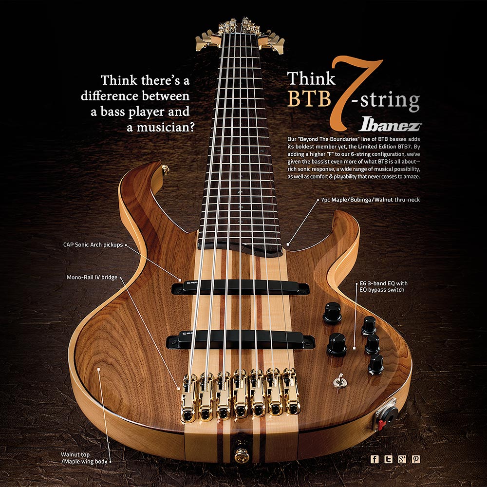 IBANEZ 7-STRING BASS AD